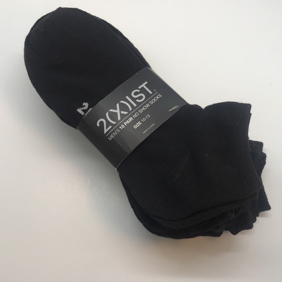 2(X)IST MENŚ 10 PAIR NO SHOW SOCKS SIZE 10-13 - Picture 11 of 14